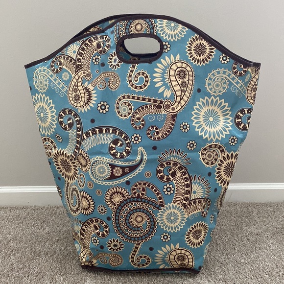 Large Paisley Multi-Functional Reusable Bag - Picture 3 of 5